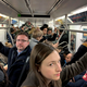 Pasajeros del metro de Nueva York, un día cualquiera
